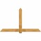 Ekena Millwork Eugene Rough Sawn Timber Gable Bracket, Western Red Cedar, 84"W x 49"H x 2"D x 6"F, 14/12 Pitch GBW084X49X0206EUG00RWR - alternate 1